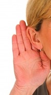 woman listening